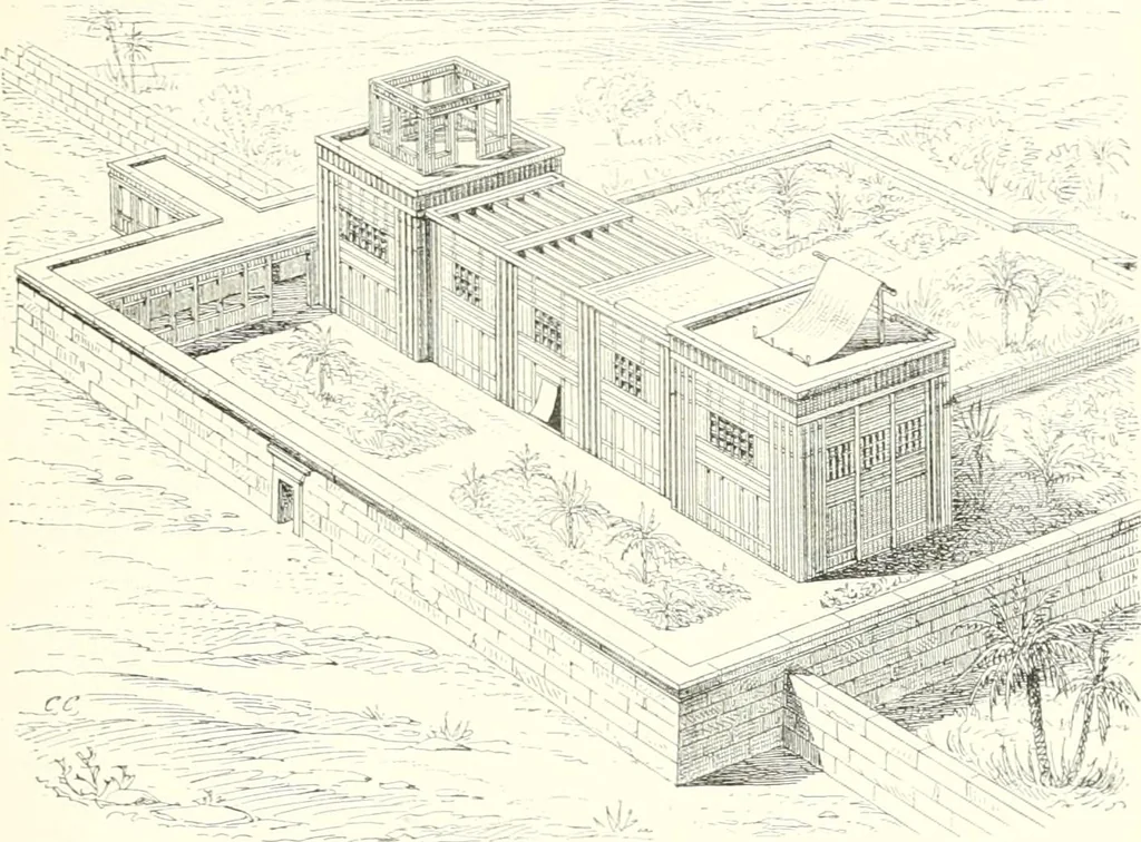 An illustration from A history of art in ancient Egypt, 1883, leaf 204