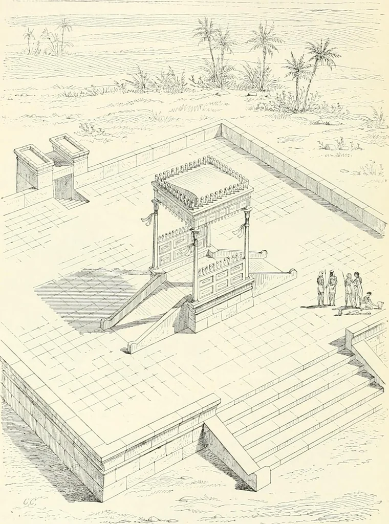 An illustration from A history of art in ancient Egypt, 1883, leaf 205