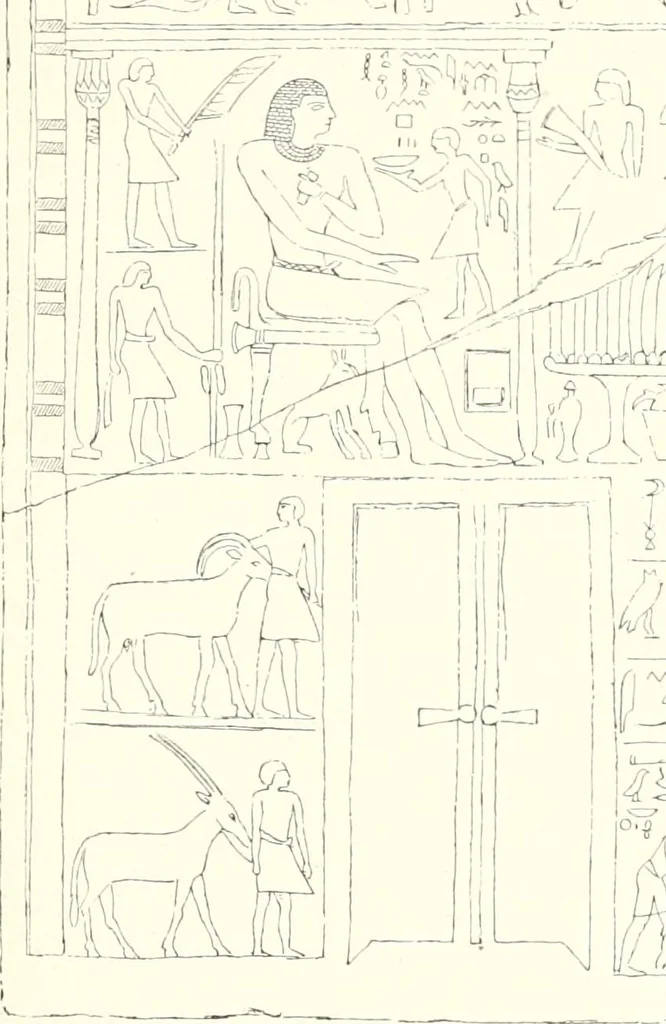 An illustration from A history of art in ancient Egypt, 1883, leaf 222