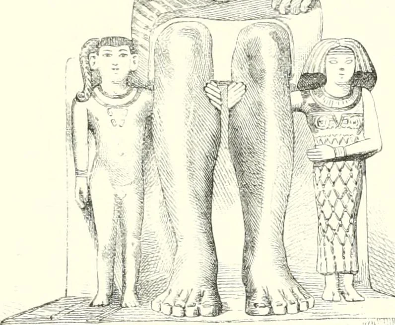 An illustration from A history of art in ancient Egypt, 1883, leaf 230