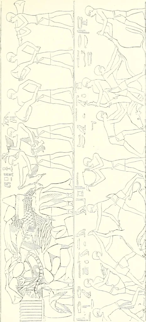 An illustration from A history of art in ancient Egypt, 1883, leaf 232