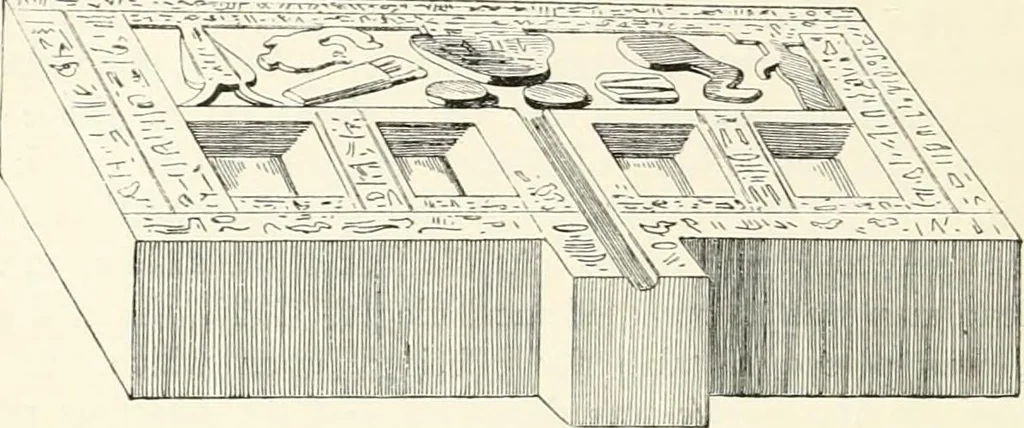 An illustration from A history of art in ancient Egypt, 1883, leaf 235
