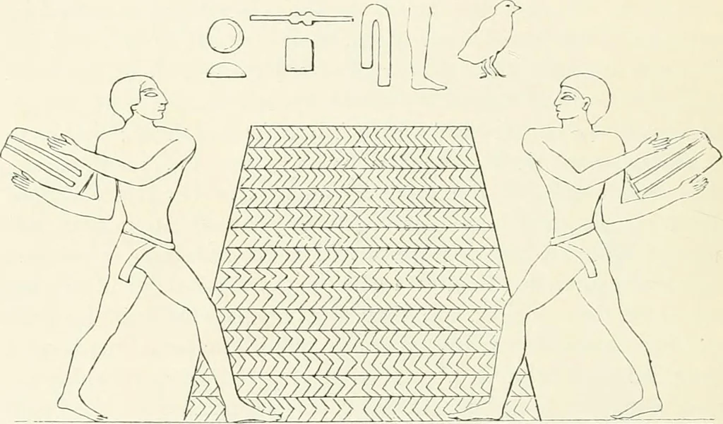 An illustration from A history of art in ancient Egypt, 1883, leaf 237
