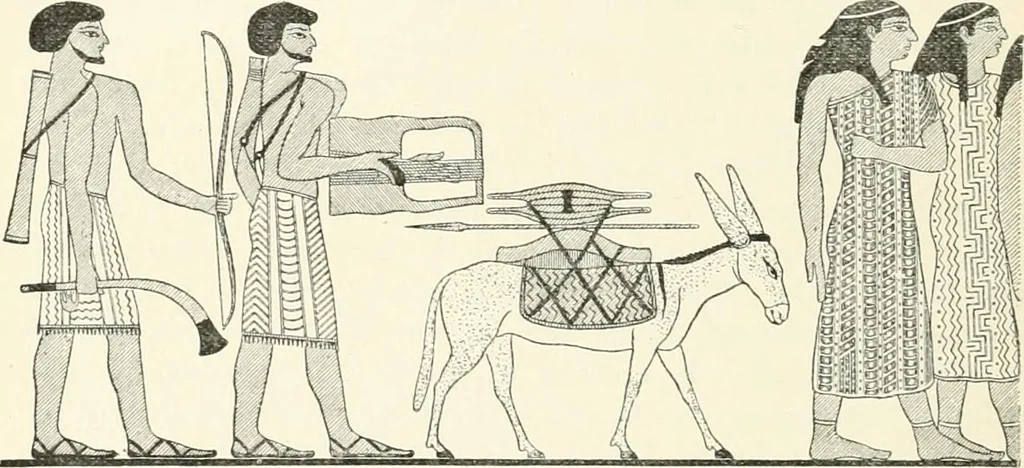 An illustration from A history of art in ancient Egypt, 1883, leaf 243