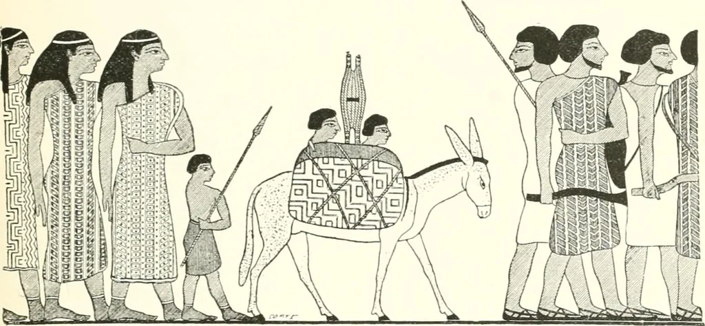 An illustration from A history of art in ancient Egypt, 1883, leaf 244
