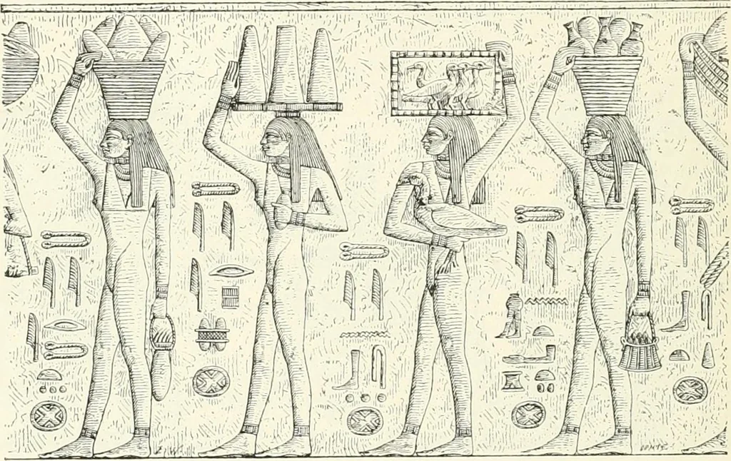 An illustration from A history of art in ancient Egypt, 1883, leaf 245