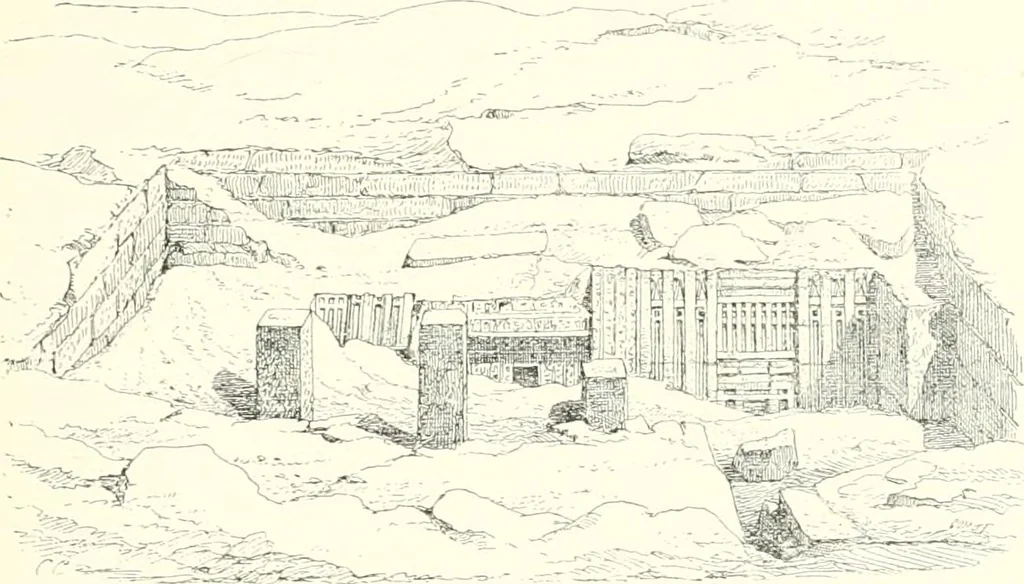 An illustration from A history of art in ancient Egypt, 1883, leaf 258