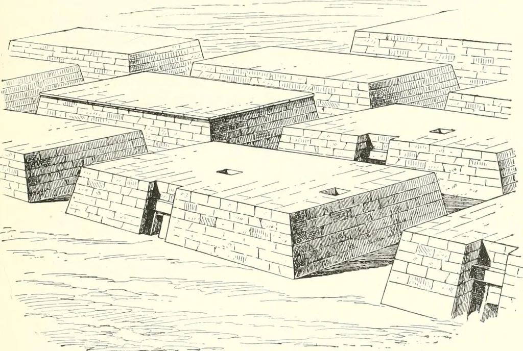 An illustration from A history of art in ancient Egypt, 1883, leaf 260
