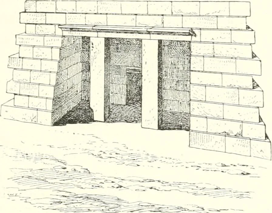 An illustration from A history of art in ancient Egypt, 1883, leaf 262