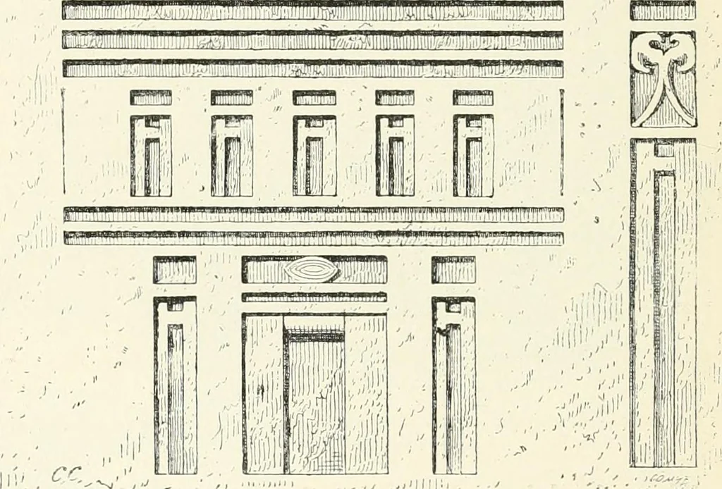 An illustration from A history of art in ancient Egypt, 1883, leaf 275
