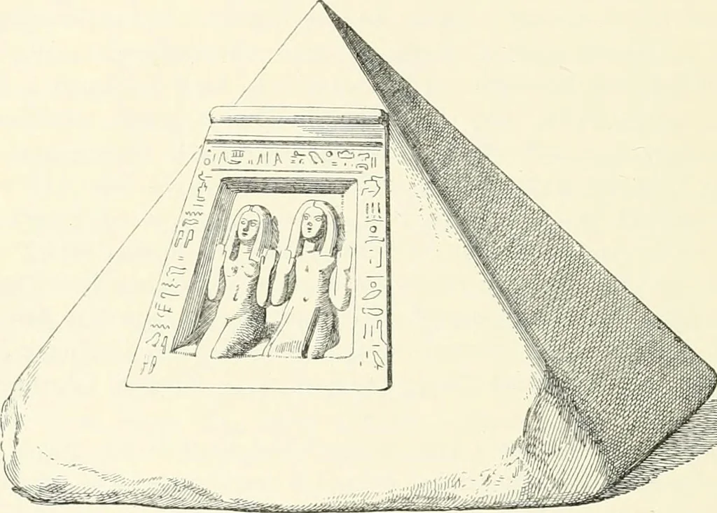 An illustration from A history of art in ancient Egypt, 1883, leaf 321