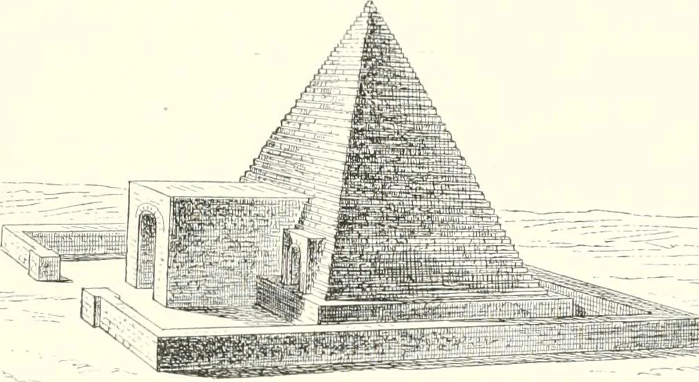 An illustration from A history of art in ancient Egypt, 1883, leaf 336