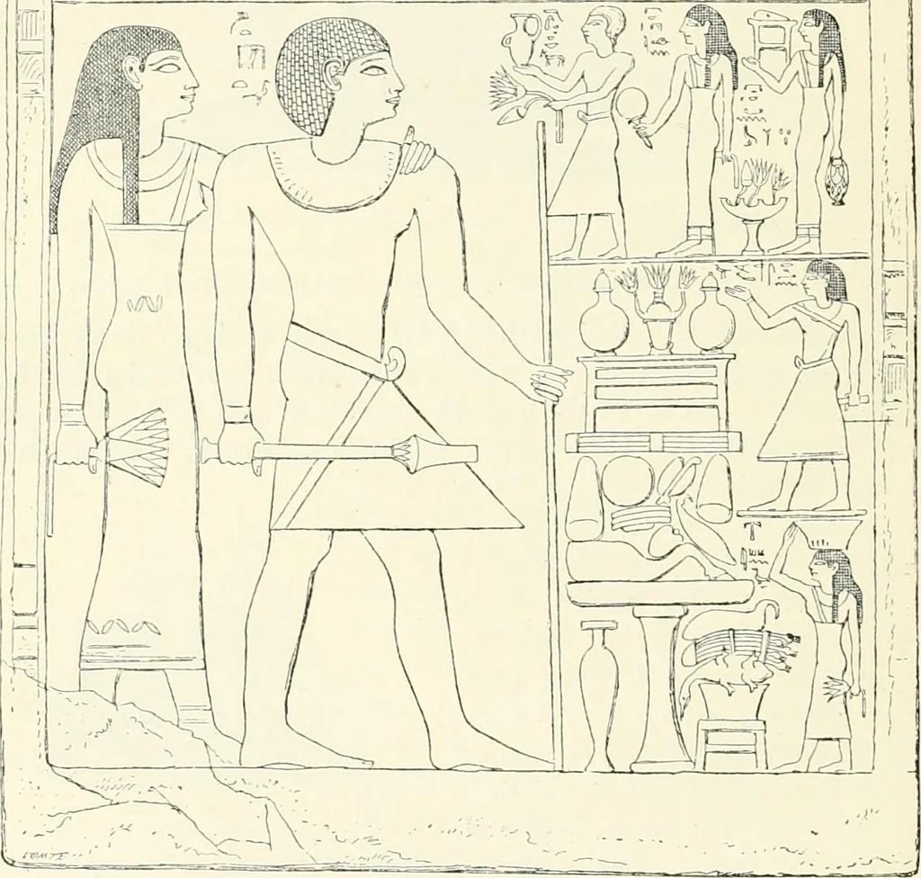 An illustration from A history of art in ancient Egypt, 1883, leaf 337