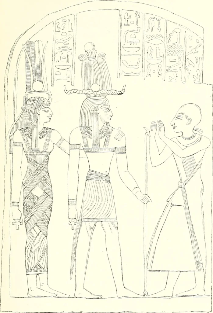 An illustration from A history of art in ancient Egypt, 1883, leaf 338