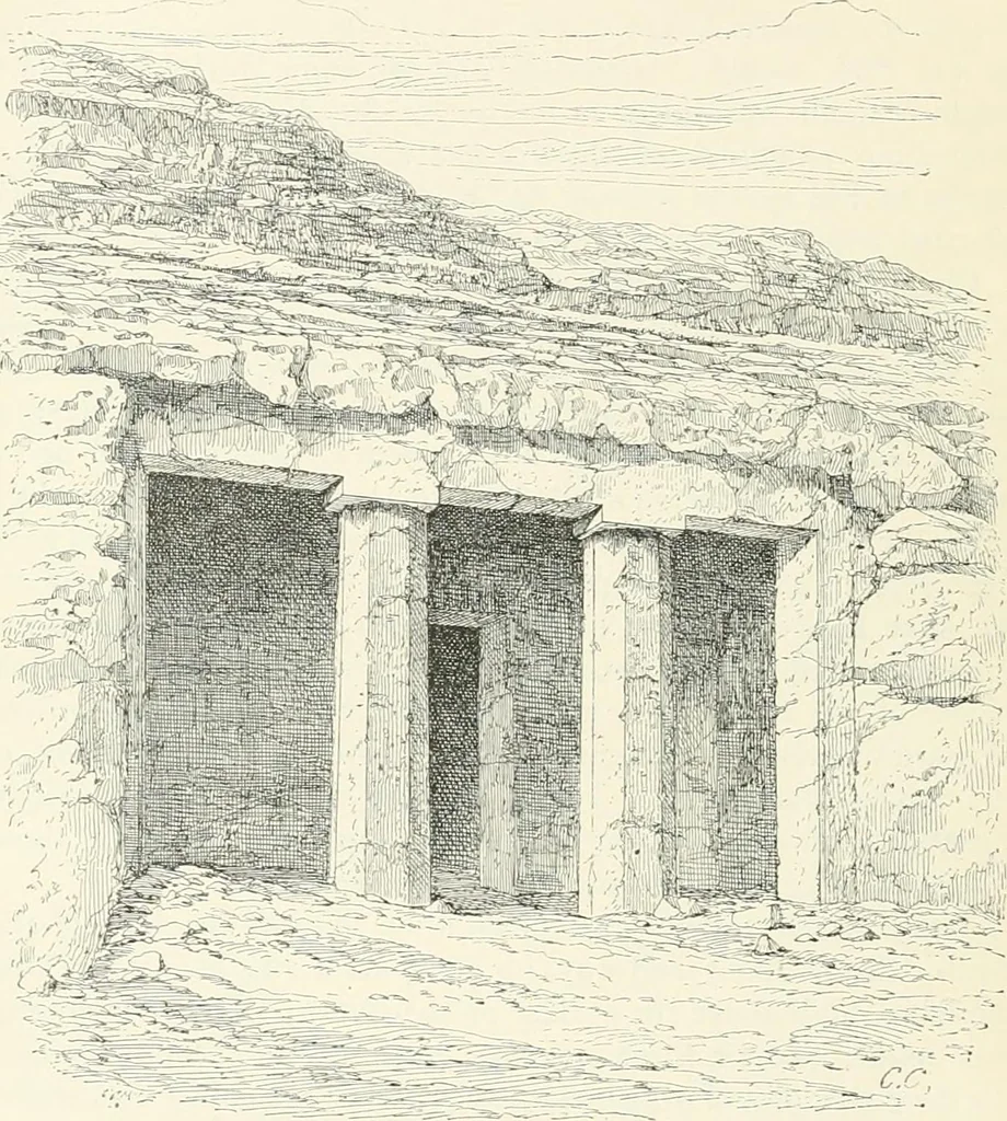 An illustration from A history of art in ancient Egypt, 1883, leaf 341