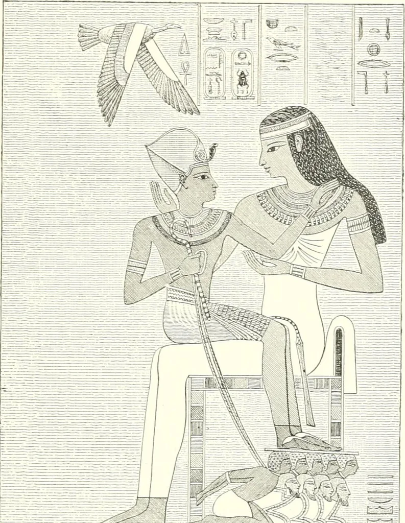 An illustration from A history of art in ancient Egypt, 1883, leaf 364