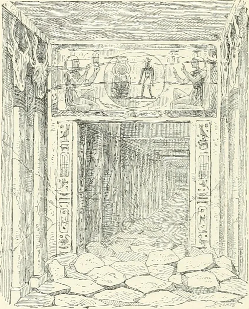 An illustration from A history of art in ancient Egypt, 1883, leaf 375