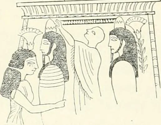 An illustration from A history of art in ancient Egypt, 1883, leaf 385