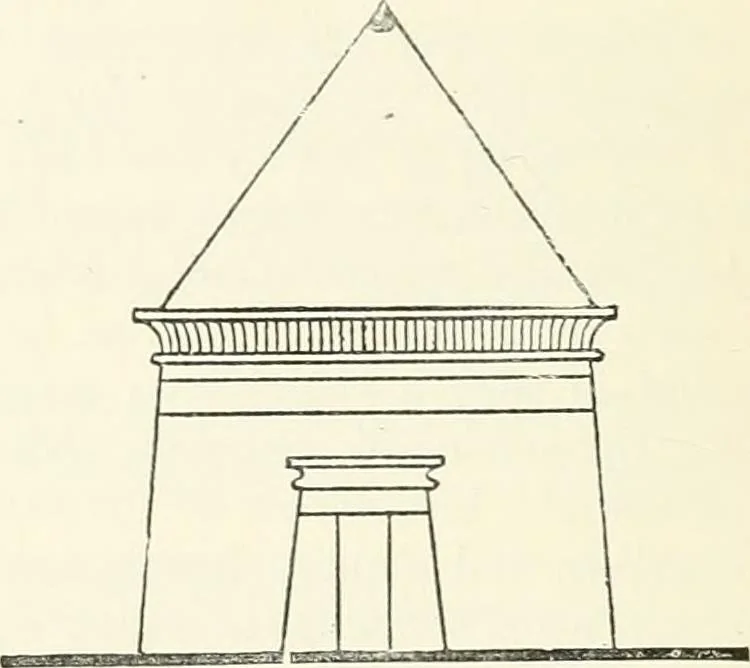 An illustration from A history of art in ancient Egypt, 1883, leaf 385
