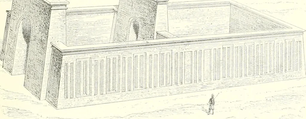 An illustration from A history of art in ancient Egypt, 1883, leaf 404