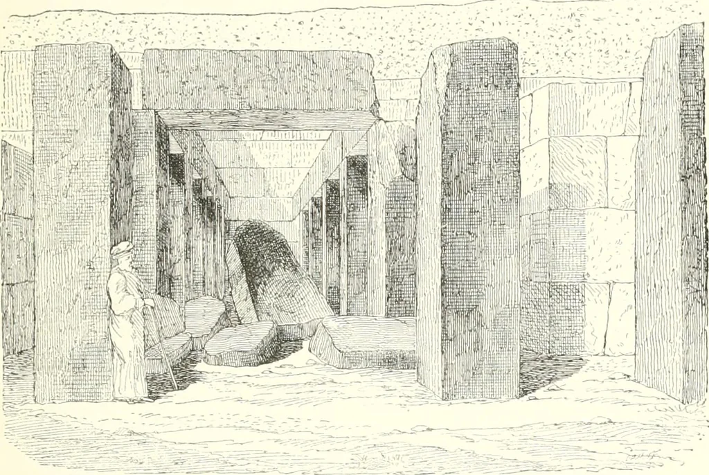 An illustration from A history of art in ancient Egypt, 1883, leaf 416