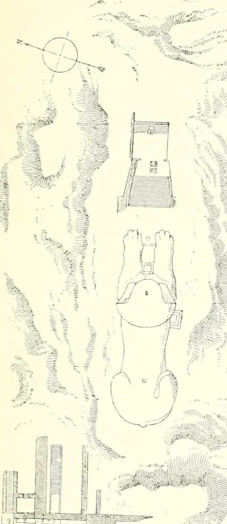An illustration from A history of art in ancient Egypt, 1883, leaf 422