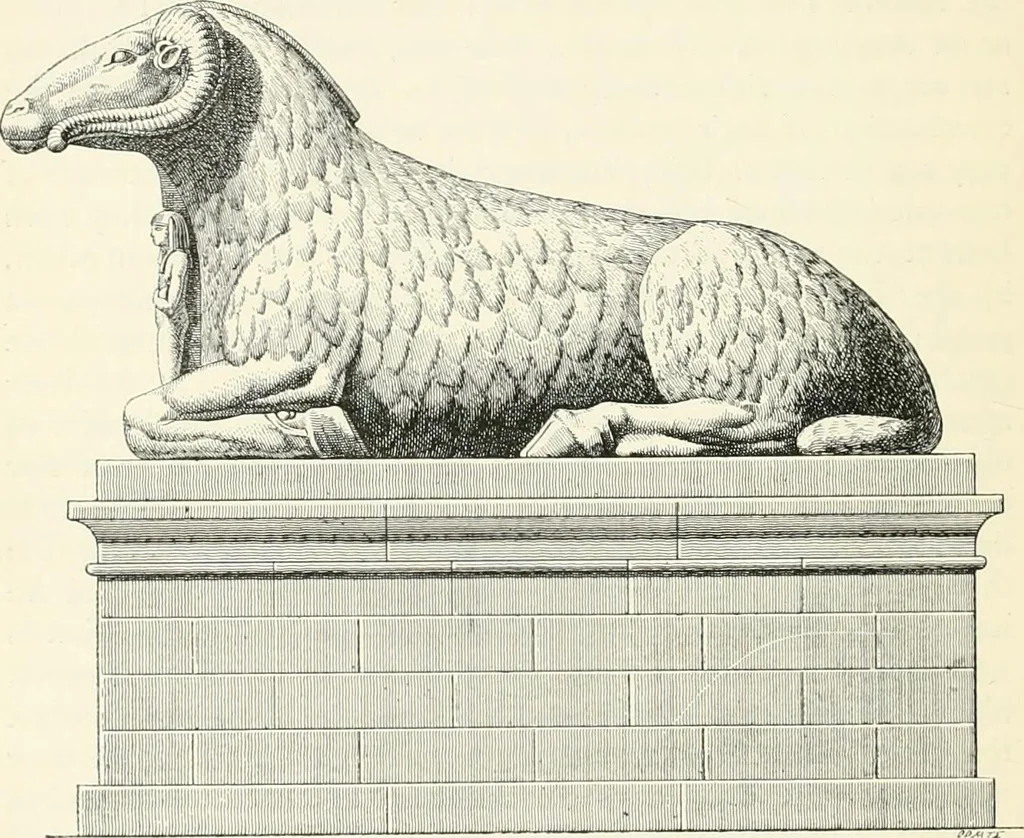 An illustration from A history of art in ancient Egypt, 1883, leaf 427
