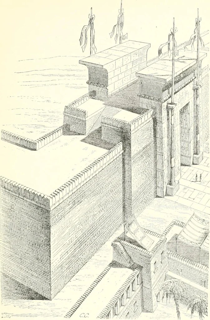 An illustration from A history of art in ancient Egypt, 1883, leaf 430