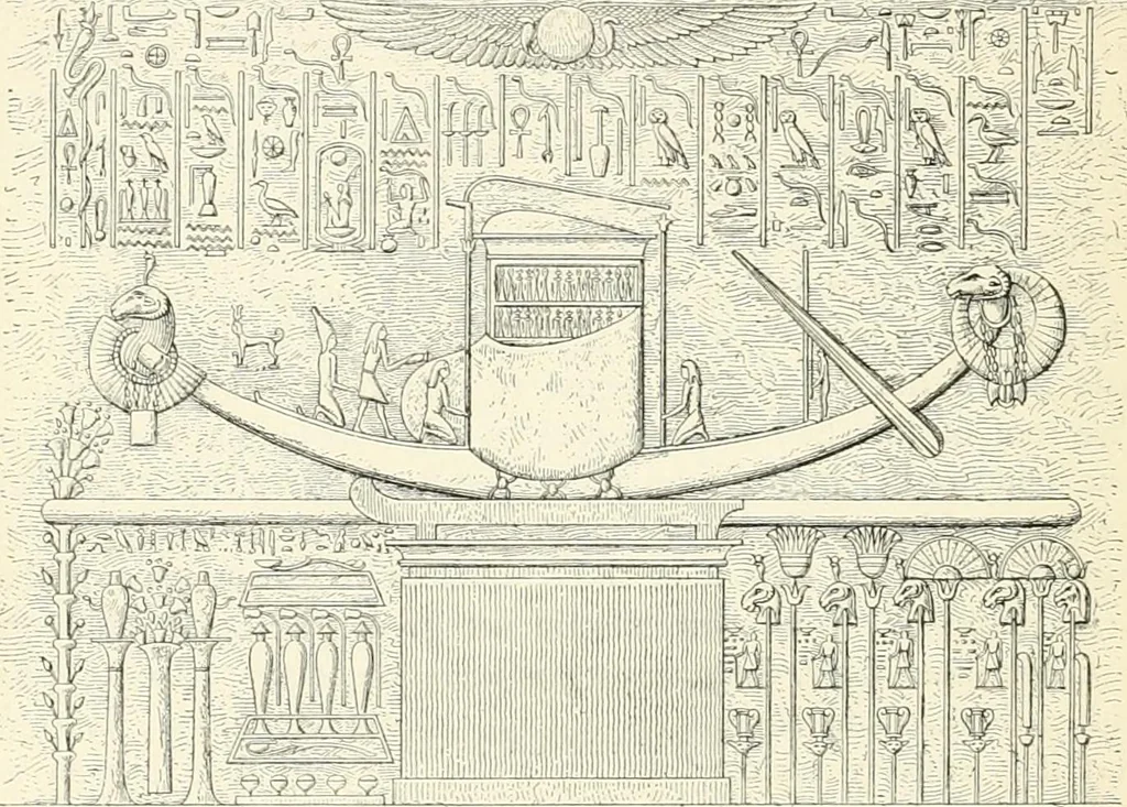An illustration from A history of art in ancient Egypt, 1883, leaf 443
