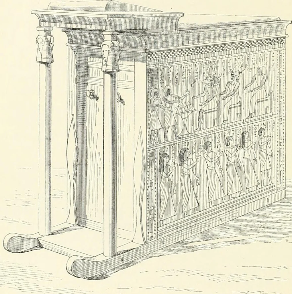 An illustration from A history of art in ancient Egypt, 1883, leaf 445
