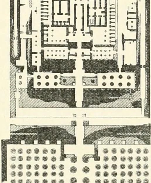 An illustration from A history of art in ancient Egypt, 1883, leaf 449