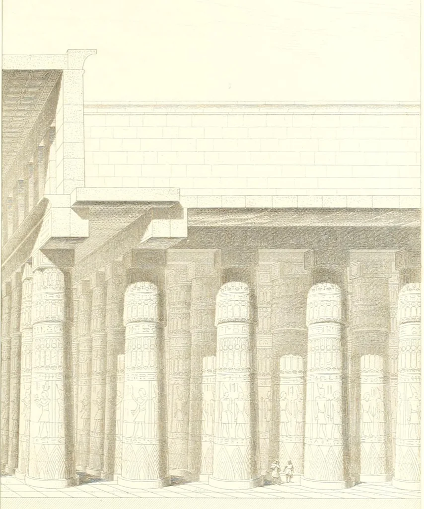 An illustration from A history of art in ancient Egypt, 1883, leaf 462
