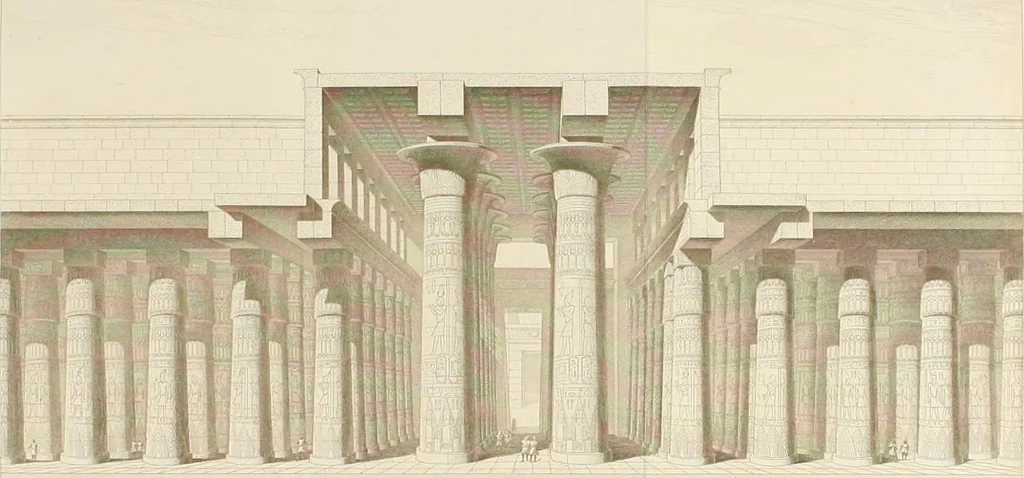 An illustration from A history of art in ancient Egypt, 1883, leaf 463
