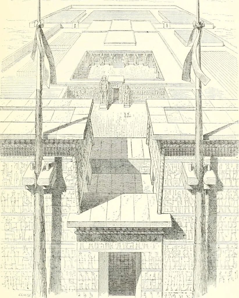 An illustration from A history of art in ancient Egypt, 1883, leaf 476