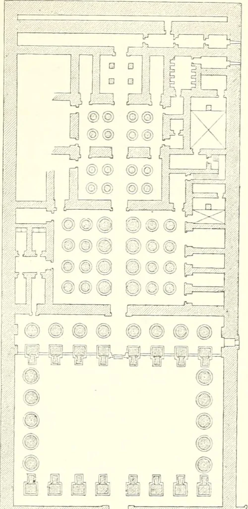 An illustration from A history of art in ancient Egypt, 1883, leaf 480