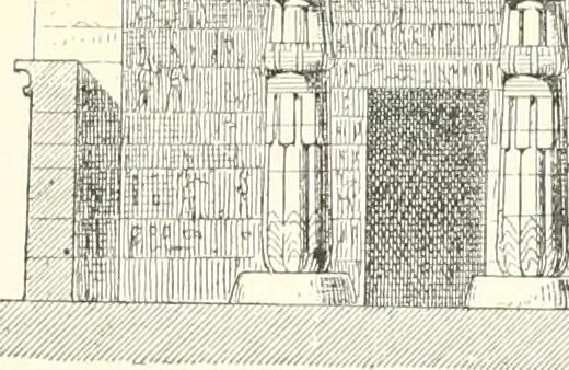 An illustration from A history of art in ancient Egypt, 1883, leaf 490