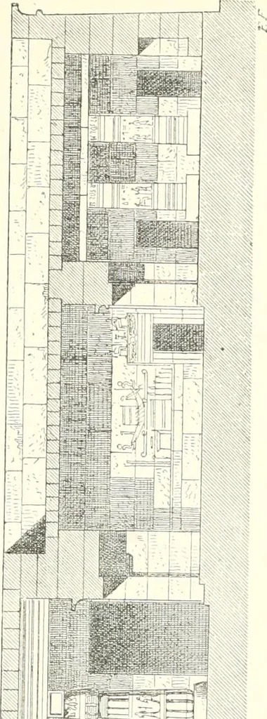 An illustration from A history of art in ancient Egypt, 1883, leaf 490