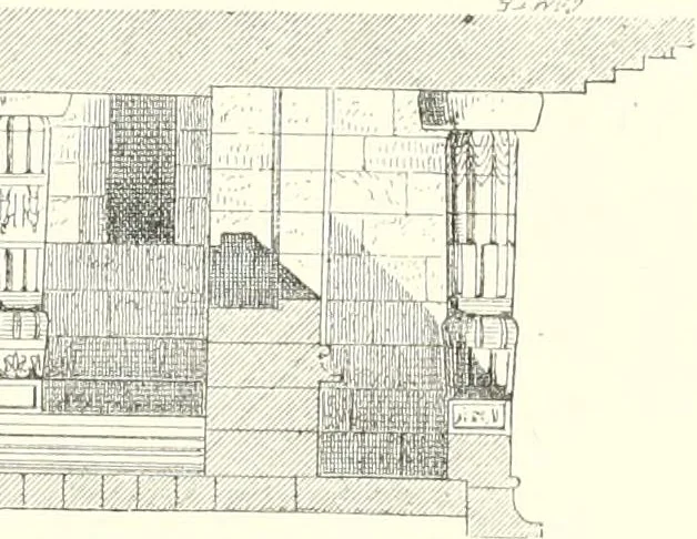 An illustration from A history of art in ancient Egypt, 1883, leaf 490