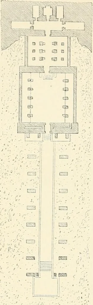 An illustration from A history of art in ancient Egypt, 1883, leaf 505