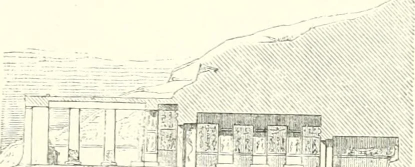 An illustration from A history of art in ancient Egypt, 1883, leaf 506