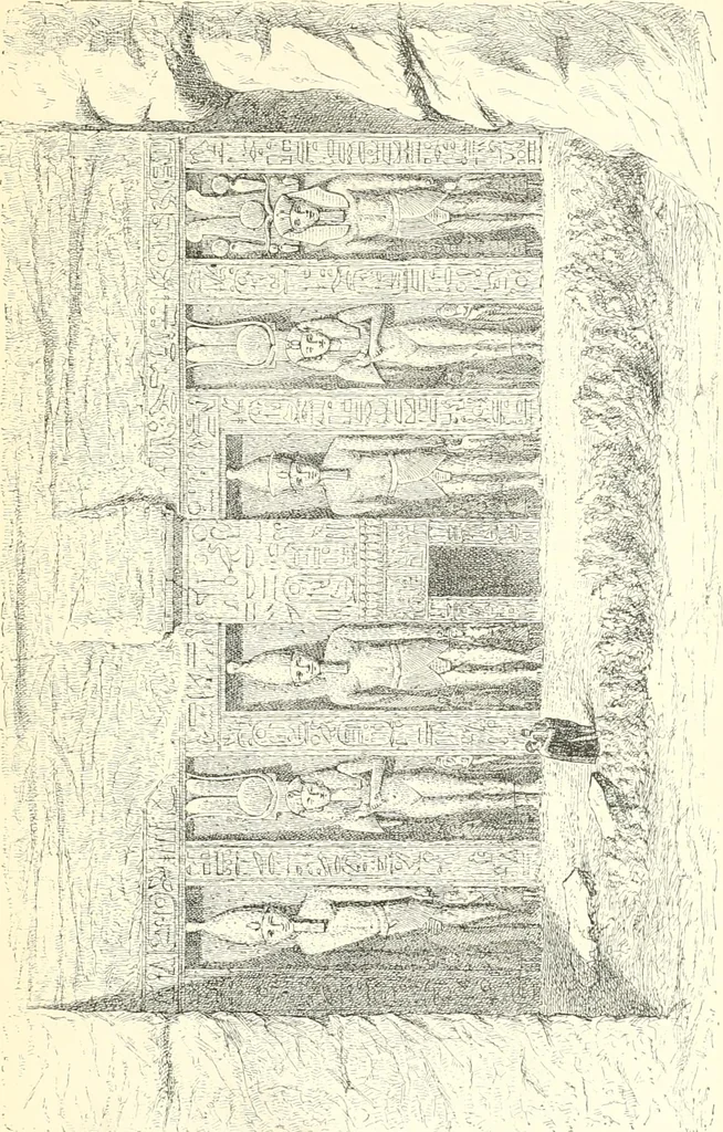 An illustration from A history of art in ancient Egypt, 1883, leaf 508