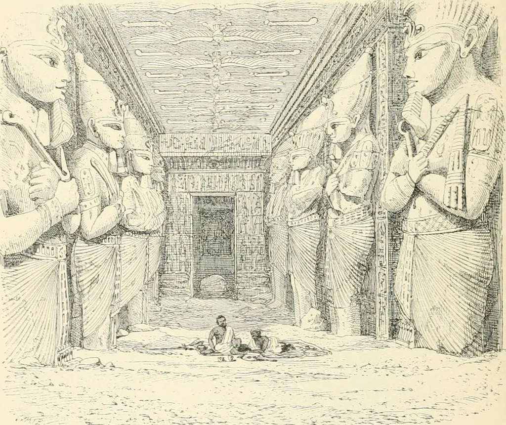 An illustration from A history of art in ancient Egypt, 1883, leaf 511