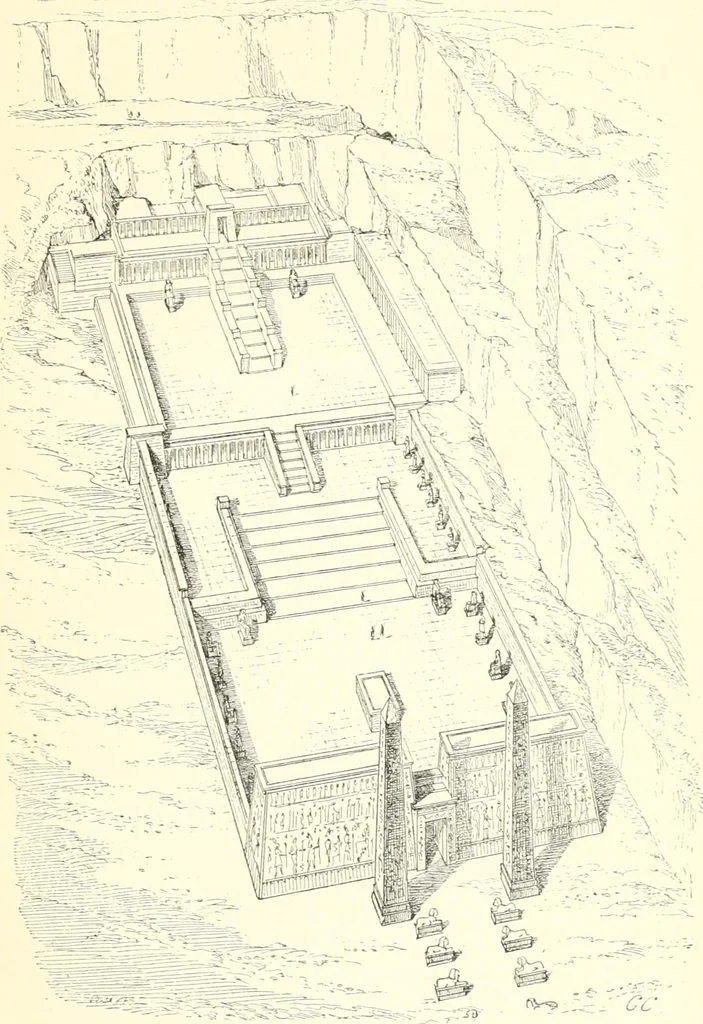 An illustration from A history of art in ancient Egypt, 1883, leaf 520