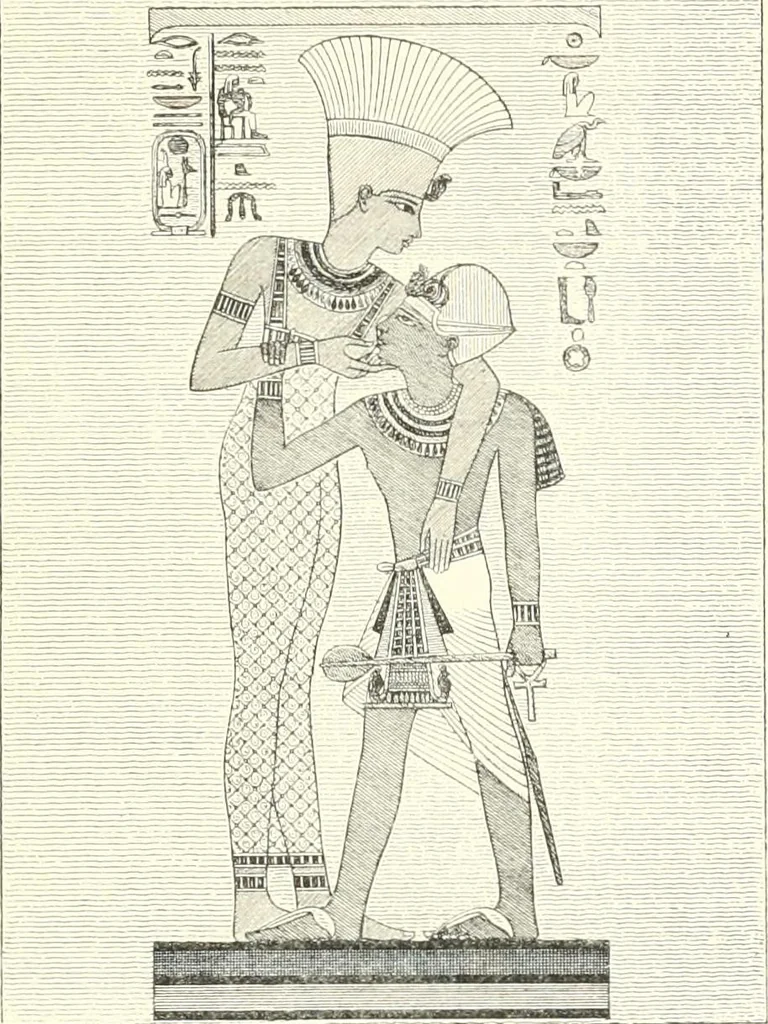 An illustration from A history of art in ancient Egypt, 1883, leaf 538
