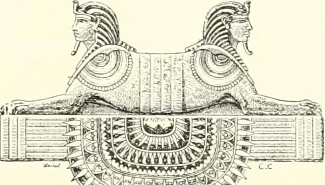 An illustration from A history of art in ancient Egypt, 1883, leaf 6