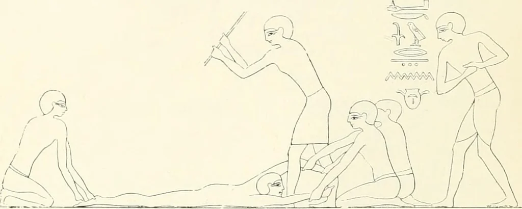 An illustration from A history of art in ancient Egypt, 1883, leaf 91