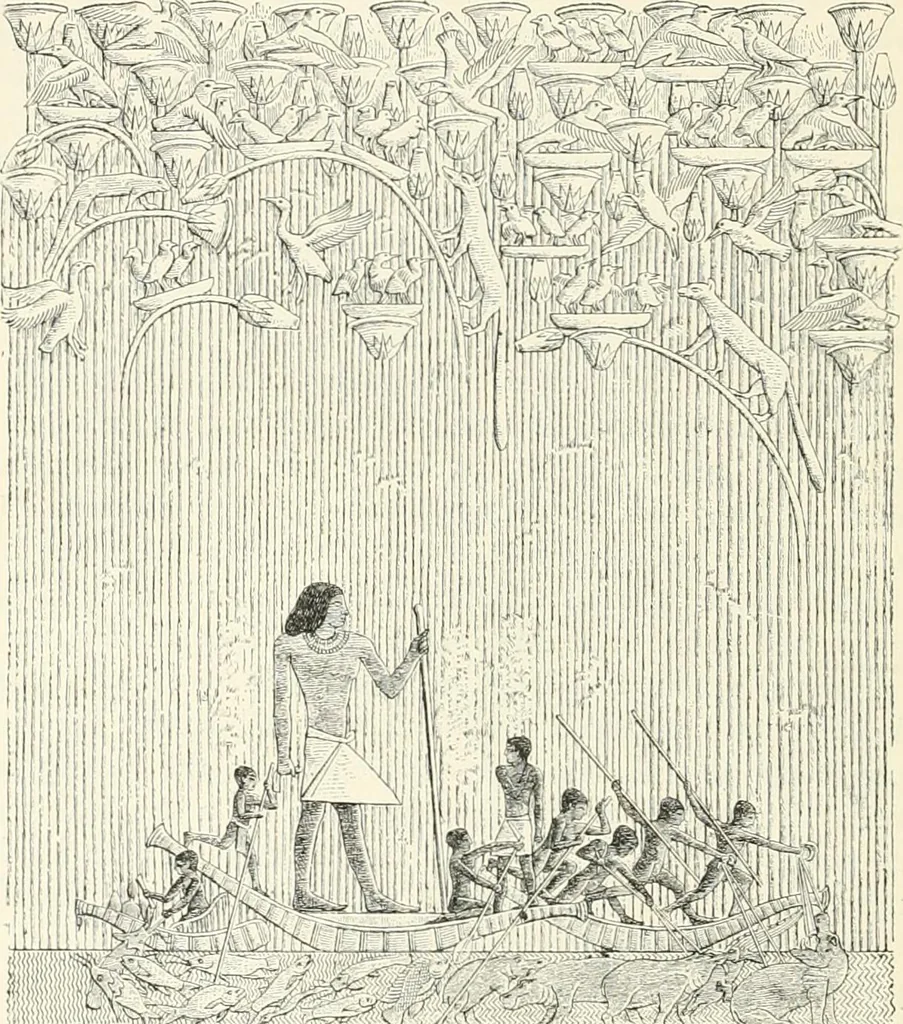 An illustration from A history of art in ancient Egypt, 1883, leaf 99