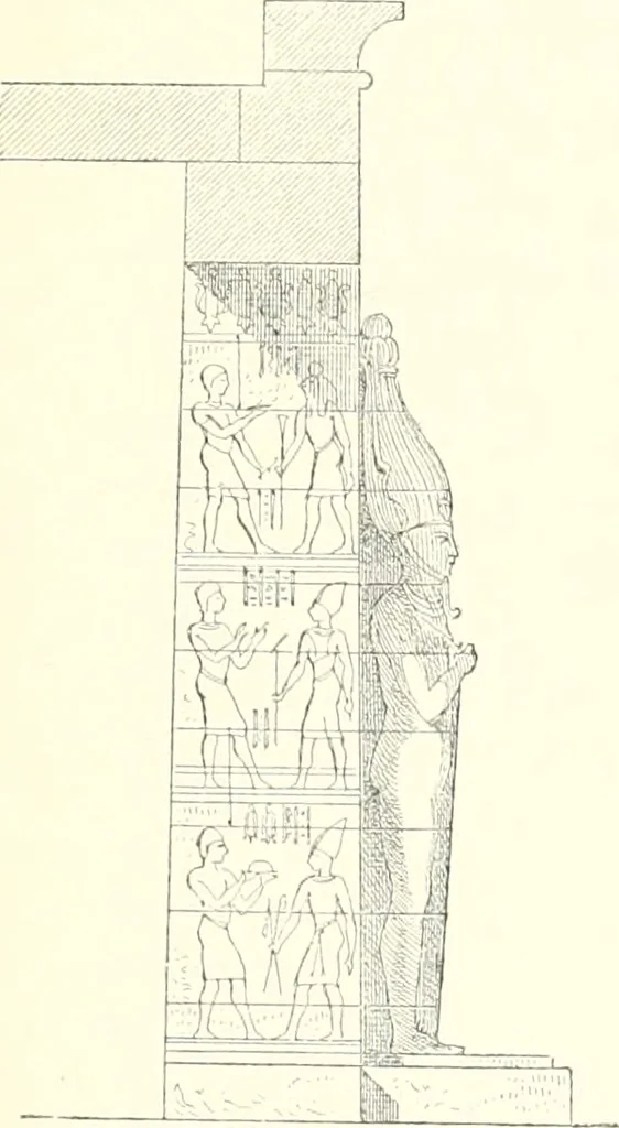 An illustration from A history of art in ancient Egypt, 1883, leaf 114