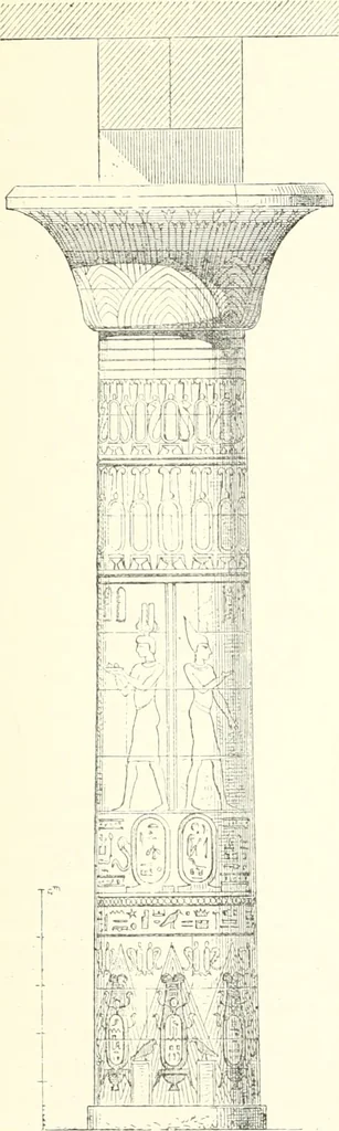 An illustration from A history of art in ancient Egypt, 1883, leaf 124