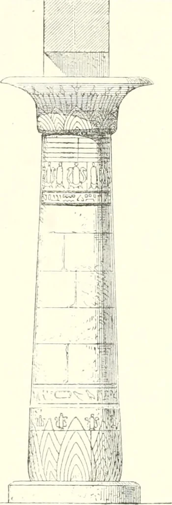 An illustration from A history of art in ancient Egypt, 1883, leaf 124